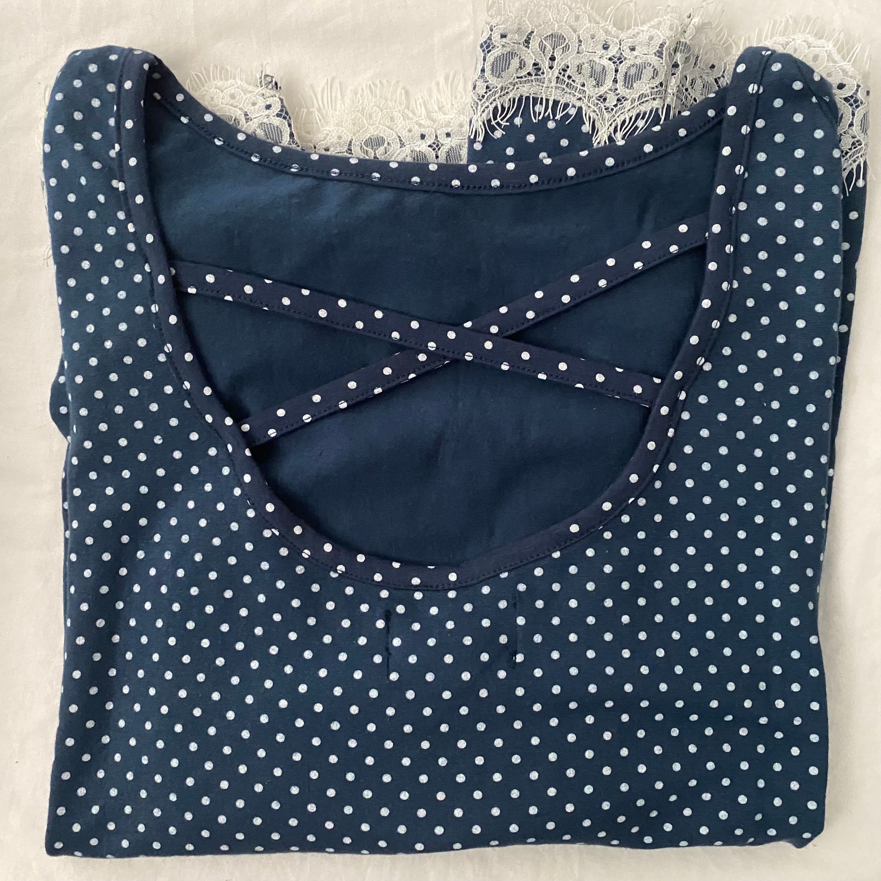 Farah Naz New York: Cross back boxy top