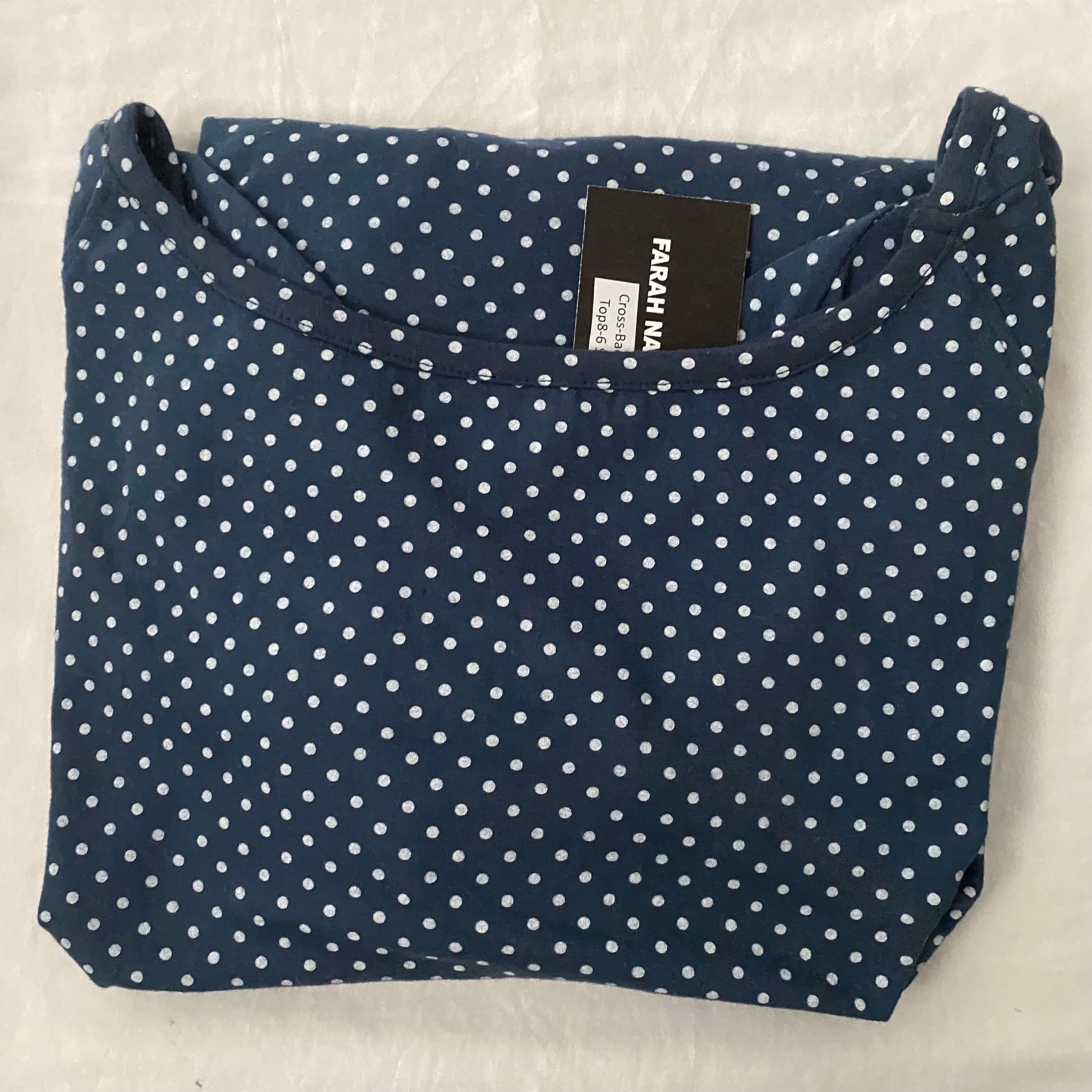 Farah Naz New York: Cross back boxy top