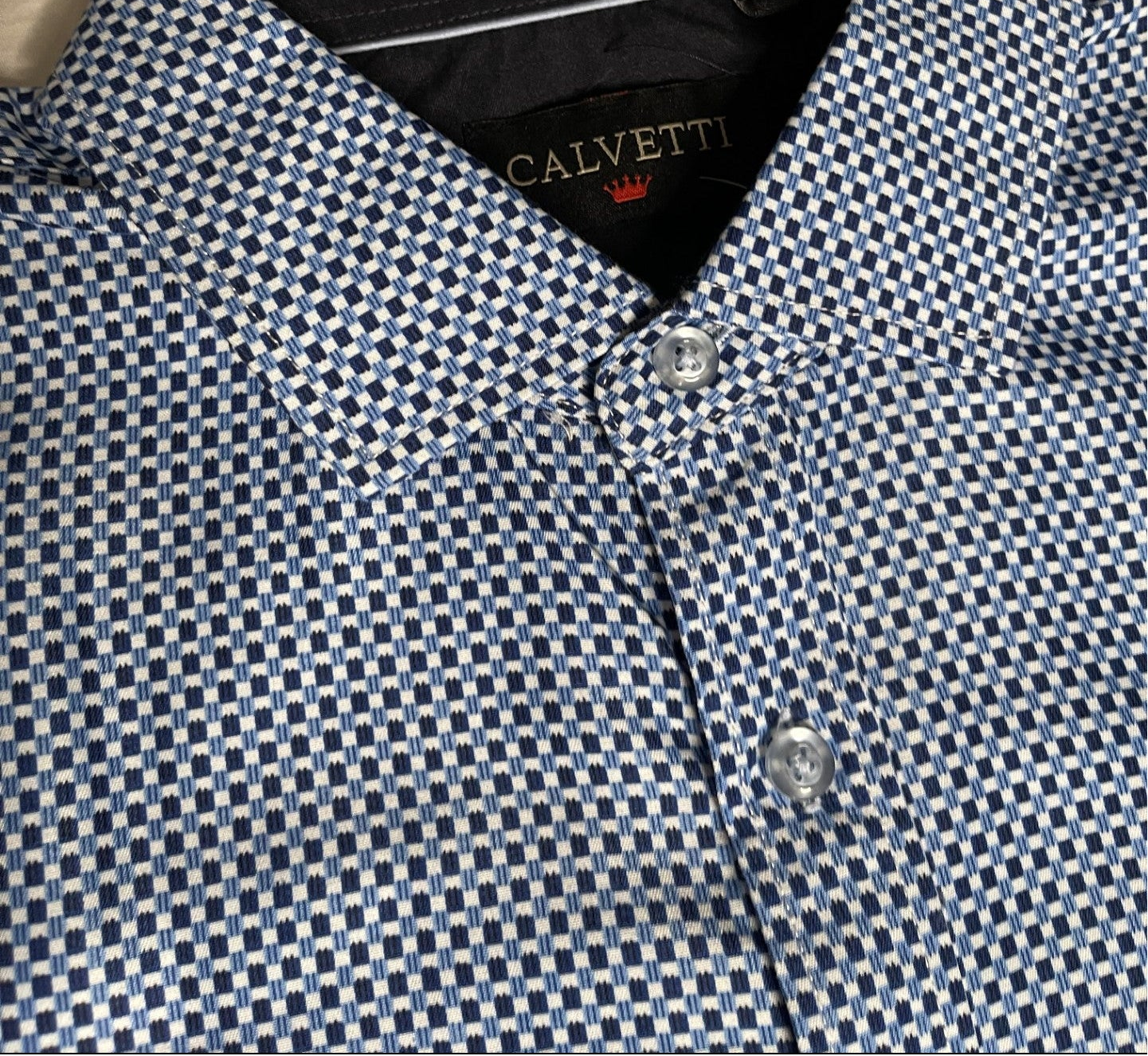 Calvetti: Blue Button-up